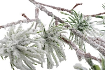 ЕЛЕВАЯ ВЕТКА ЗА СНЕГОМ СВЯТОЕ УКРАШЕНИЕ 42СМ