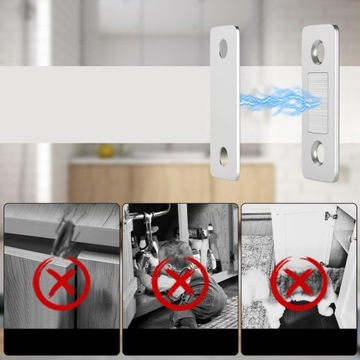 12 SZT MOCNE ZAMEK MAGNETYCZNY ZATRZASK MEBLOWY SREBNY