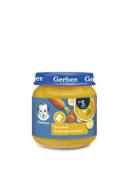 GERBER zupka rosołek drobiowo wołowy 125g