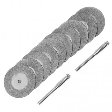 Tarcze diamentowe fi 30 mm do miniszlifierki typu Dremel ZESTAW 10 szt