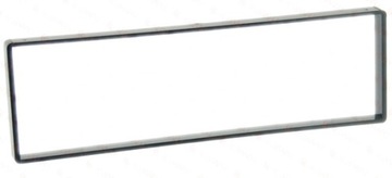 RAMKA RADIOWA ISO 10MM KOLOR CZARNY - WYMIARY WEWNĘTRZNE 182x53mm
