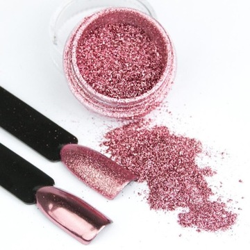 Стеклянная роза Золотое эффект зеркало розово -розовое золото