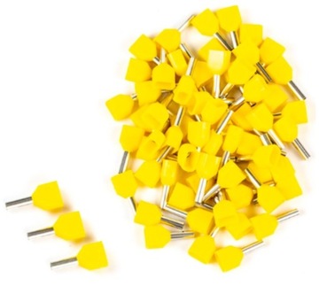 TULEJKA KABLOWA IZOLOWANA PODWÓJNA 2x6mm 100 szt.
