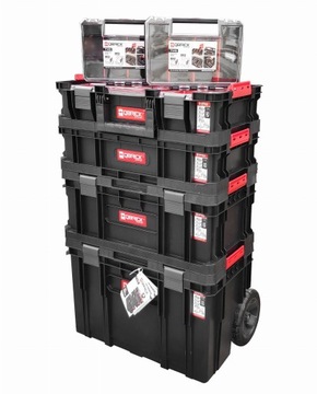 Narzędziowa skrzynka na kółkach Qbrick System Two Set QS 6w1