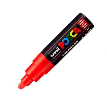 Marker UNI POSCA PC-7M czerwony (15)