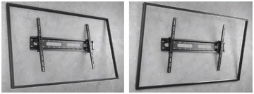 MOCNY UCHWYT ŚCIENNY TELEWIZORA WIESZAK TV LCD SLIM 32-55' CALI VESA 85