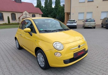 Fiat 500 II Hatchback 3d 1.2 69KM 2009 Fiat 500 Zarejestrowany - benzyna - bezwypadkowy - 113000 km 1.2 Benzyna