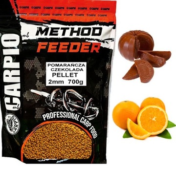 Pellet 2mm do Method Feeder POMARAŃCZA -CZEKOLADA 700g WrocłaW