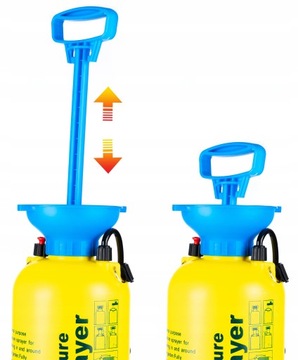 САДОВЫЙ ОПРЫСКИВАТЕЛЬ ДАВЛЕНИЯ 5 Л РУЧНОЙ ДЛИННОЕ КОПЬЕ ПРОЧНЫЙ ПРОЧНЫЙ