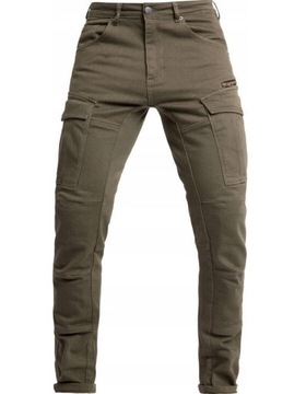 JOHN DOE spodnie jeans DEFENDER Mono Olive 31/32