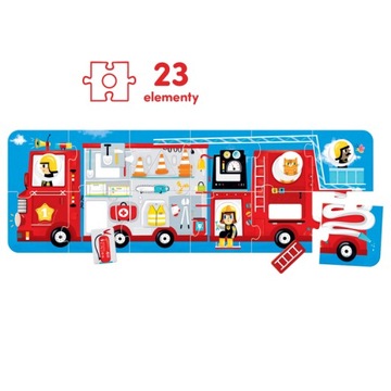 Пожарная машина. Головоломка с дыркой. ЦзуЦзу