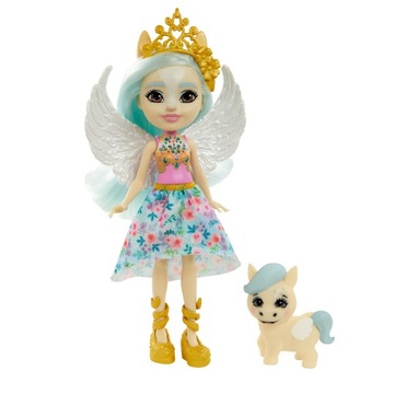 Zestaw Mattel Enchantimals Royal Lalka Paolina Pegasus i pegaz Wingley