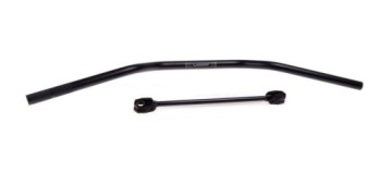 Алюминиевый руль с перекладиной 22 мм черный Derbi Senda 50 125 DRD