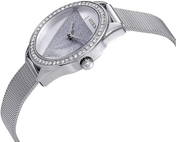 Elegancki srebrny zegarek damski Guess W1142L1
