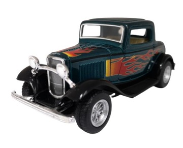 MODEL METAL Kinsmart 1932 FORD 3-Window Coupe 1:34