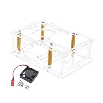 для Raspberry Pi 5 Металлический корпус с вентилятором и охлаждением P79C H6W3