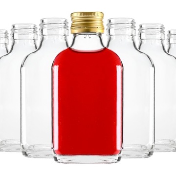 100SZT BUTELKI PIERSIÓWKI 100ml NALEWKI WÓDKĘ SOK
