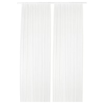 IKEA firanka TERESIA firanki 2szt biały 145x300cm