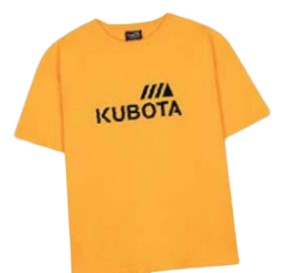 KUBOTA T-Shirt Unisex M pomarańczowy