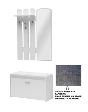 GARDEROBA A/O6W5 SZAFKA WIESZAK LUSTRO PÓŁKA