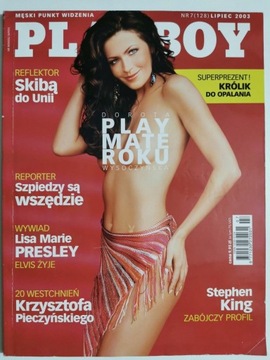 PLAYBOY NR 7 (128) LIPIEC 2003 DOROTA WYSOCZYŃSKA