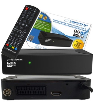 Декодер ТВ-тюнер наземного HD DVB-T2 HEVC H. 265