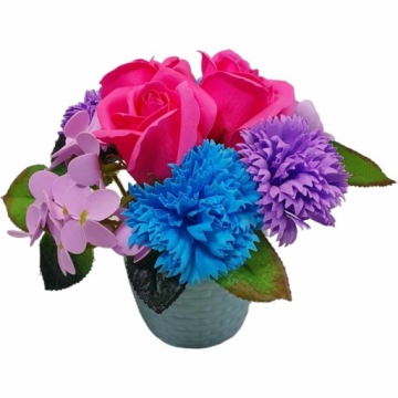 Букет мыльных цветов, композиция, центральное украшение, мыльные розы, ПОДАРОК, подарок