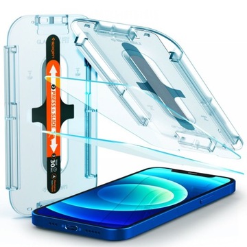 Szkło hartowane do iPhone 12/12 Pro Spigen EZ Fit