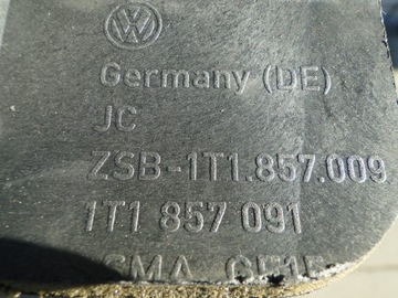 VW TOURAN И КОНСОЛЬ ПРИБОРНОЙ ПАНЕЛИ КОКПИТА