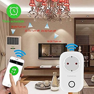 Умная РОЗЕТКА с приложением VANSENG WiFi
