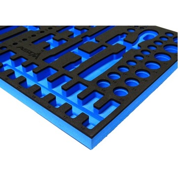 ИНСТРУМЕНТАЛЬНАЯ ТЕЛЕЖКА ВСТАВКА EVA FOAM 1/4+3/8+1/2'