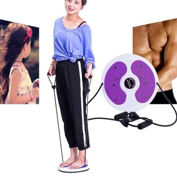 ВРАЩАЮЩИЙСЯ TWISTER TWIST ДИСК НА ПОЯСИИ С ВЕРЕВКОЙ, НАГРУЗКА 120 КГ ФИОЛЕТОВЫЙ