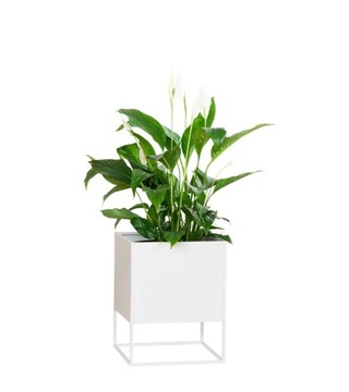 DONICA METALOWA RODOS MAXI, 45 cm, BIAŁA