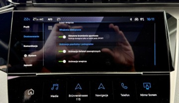Peugeot 408 P54 Crossover Plug-In 1.6 Plug-In Hybrid 225KM 2025 Peugeot 408 GT-line,Plug-in,Full wersja,Gwarancja, zdjęcie 35