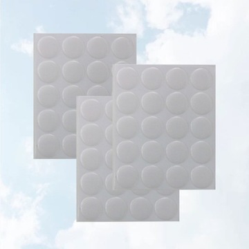 Прозрачные наклейки Круглые эпоксидные наклейки