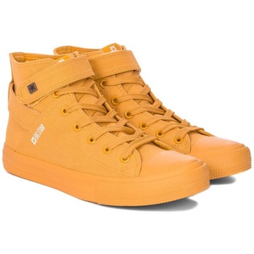 Trampki wysokie buty Big Star FF274581 żółte r.37