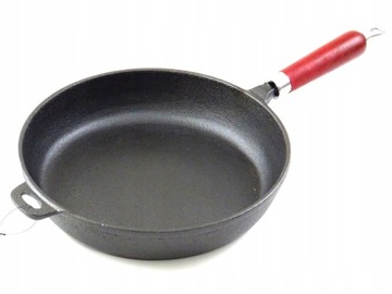 Patelnia żeliwna Ciężka INDUKCJA 24 cm. 2559