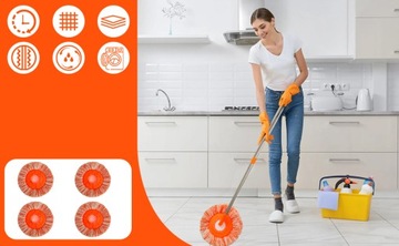 плоская швабра с телескопической ручкой, микрофибра, чехол на окно 180°