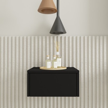 ДЕКОРАТИВНЫЙ СТОЛ ДЛЯ СПАЛЬНИ СПАЛЬНЯ СТОЛ ПОДВЕСНОЙ СТОЛ ЧЕРНЫЙ ВАНЕССА 30см