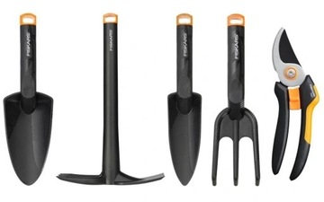 FISKARS ZESTAW NARZĘDZI SOLID 4 + SEKATOR P321
