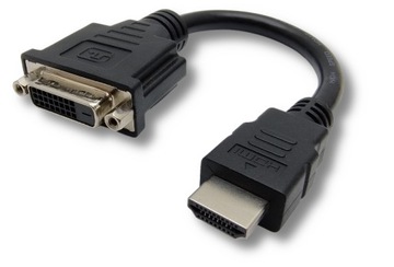 ADAPTER KONWERTER HDMI do DVI 24+1 żeński DUAL LINK