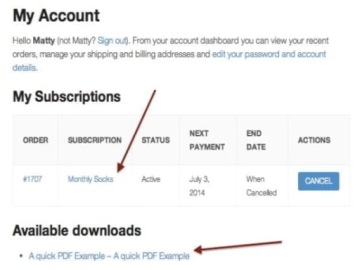 Плагин-аддон Woocommerce Subscription Downloads