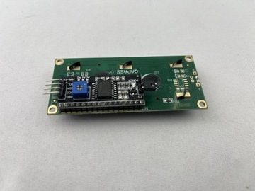 ЖК-ДИСПЛЕЙ 1602 2x16 I2C КОНВЕРТЕР черные символы желто-зеленый фон