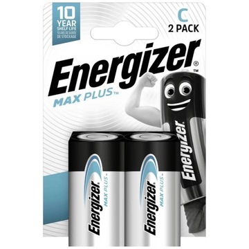 2x Bateria ENERGIZER Max Plus LR14 C 1,5V