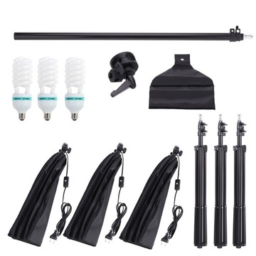 Набор фотософтбоксов с подставкой для лампочки