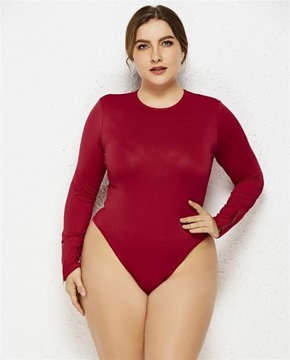 Red Sexy Romper Women Bodysuit Long Sleeve 2020 Au