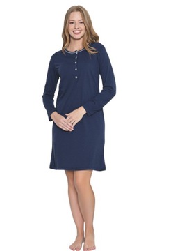 НОЧНАЯ РУБАШКА С ДЛИННЫМ РУКАВОМ/ТУРЕЦКАЯ 100% ХЛОПОК