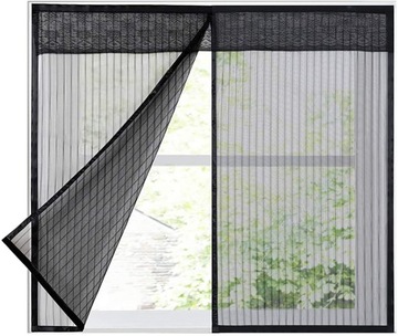 MOSKITIERA MAGNETYCZNA OKNO 80X120cm RZEP