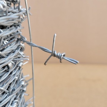 Проволока колючая стальная оцинкованная диаметром 1,7 мм, 250 м.