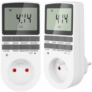 PROGRAMATOR CZASOWY TIMER WŁĄCZNIK WYŁĄCZNIK PRĄDU ENERGOOSZCZĘDNY CYFROWY